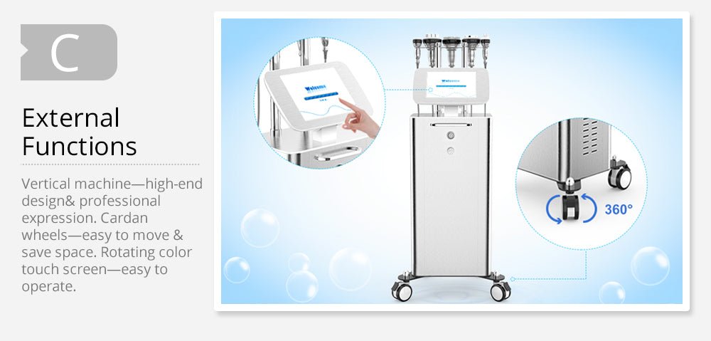 Shape Tactics 5-in-1 Unoisetion Cavitation 2.0 3D Smart Vacuum RF System Shape Tactics 5-in-1 Unoisetion Cavitation 2.0 3D Smart Vacuum RF System