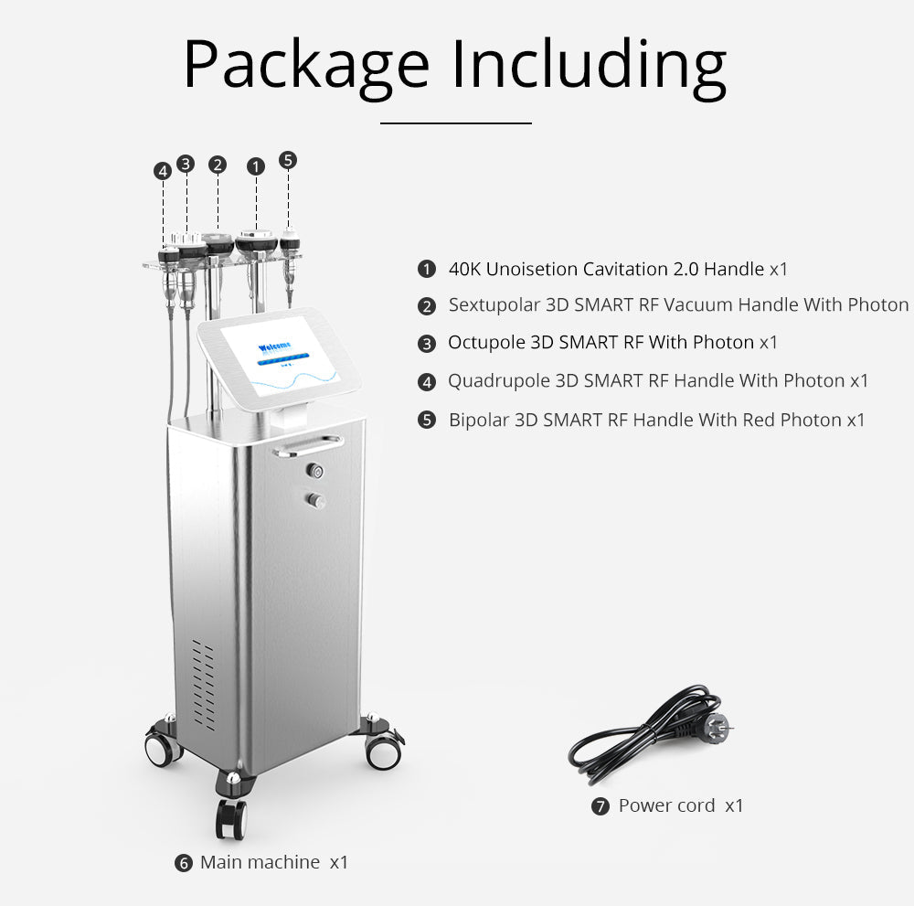 Shape Tactics 5-in-1 Unoisetion Cavitation 2.0 3D Smart Vacuum RF System Shape Tactics 5-in-1 Unoisetion Cavitation 2.0 3D Smart Vacuum RF System