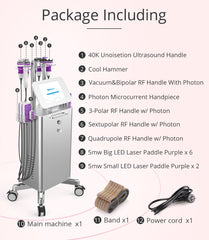 Shape Tactics 9-in-1 Unoisetion Cavitation RF Vacuum Bio Photon System
