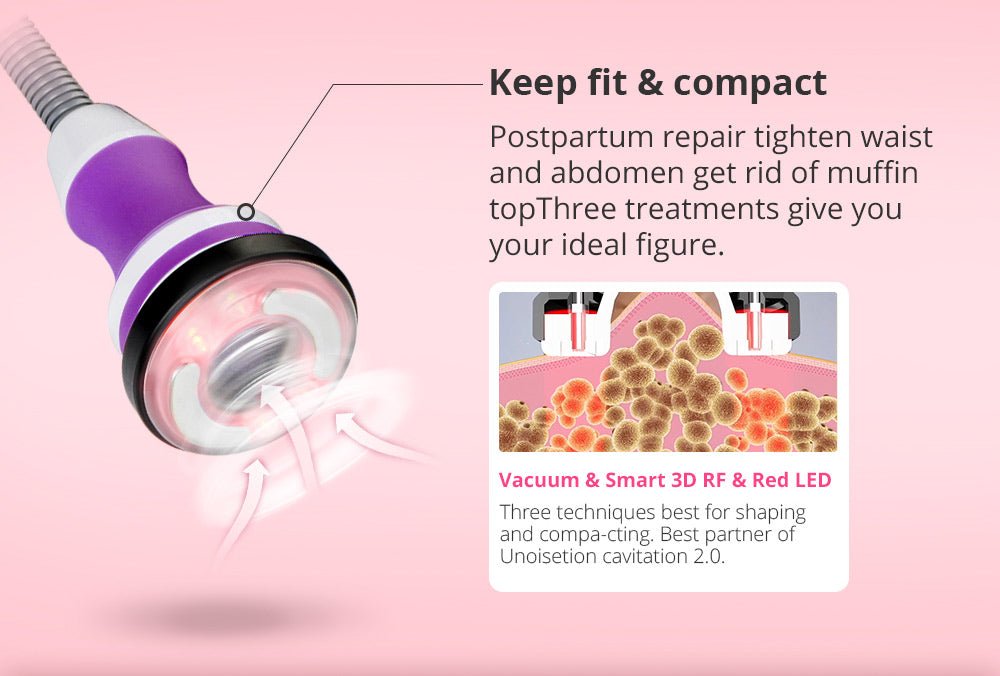 Shape Tactics 9-in-1 Unoisetion Cavitation RF Vacuum Bio Photon System Shape Tactics 9-in-1 Unoisetion Cavitation RF Vacuum Bio Photon System