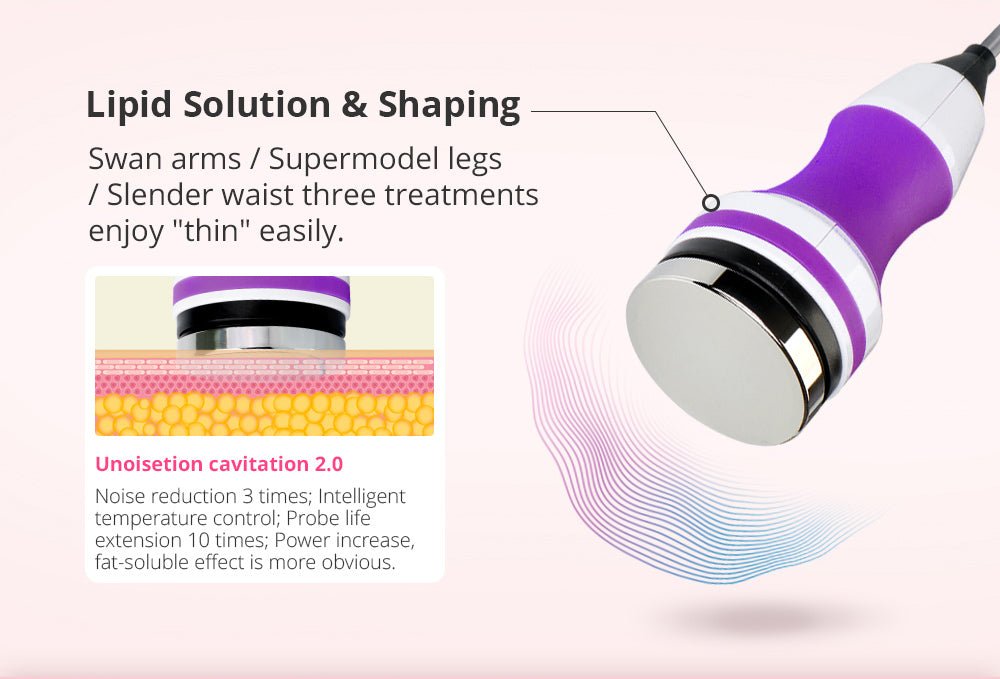 Shape Tactics 9-in-1 Unoisetion Cavitation RF Vacuum Bio Photon System Shape Tactics 9-in-1 Unoisetion Cavitation RF Vacuum Bio Photon System