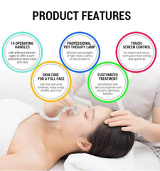 Shape Tactics 14-in-1 Hydro Dermabrasion and LED Light Therapy System - Machine Horizon