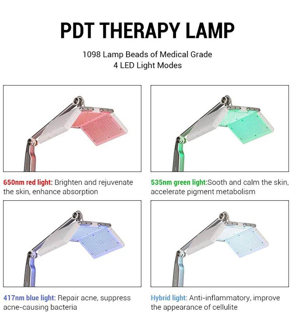 Shape Tactics 14-in-1 Hydro Dermabrasion and LED Light Therapy System - Machine Horizon