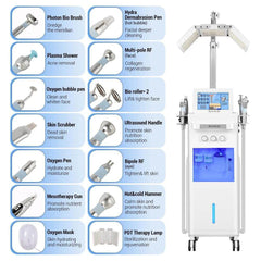 Shape Tactics 14-in-1 Hydro Dermabrasion and LED Light Therapy System - Machine Horizon