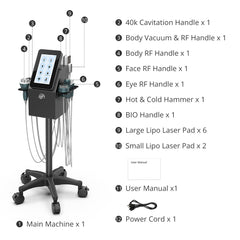 Shape Tactics Advanced 9-in-1 Ultrasonic Face & Body Contouring System