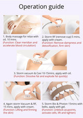 Shape Tactics Cavstorm 40K Cavitation 3.0 with Microcurrent RF System - Machine Horizon