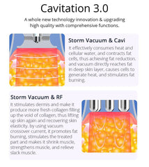 Shape Tactics Cavstorm 40K Cavitation 3.0 with Microcurrent RF System - Machine Horizon