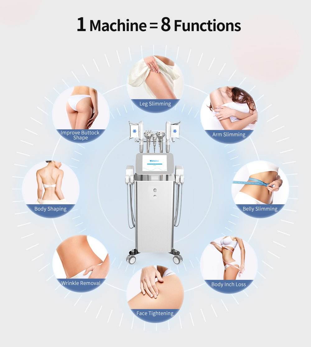 Shape Tactics Dual-Handle Cooling Cavitation & RF Contouring System - Machine Horizon Shape Tactics Dual-Handle Cooling Cavitation & RF Contouring System - Machine Horizon