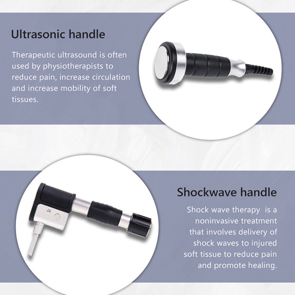 Shape Tactics 2-in-1 Standing Shockwave & Ultrasound Therapy System Shape Tactics 2-in-1 Standing Shockwave & Ultrasound Therapy System
