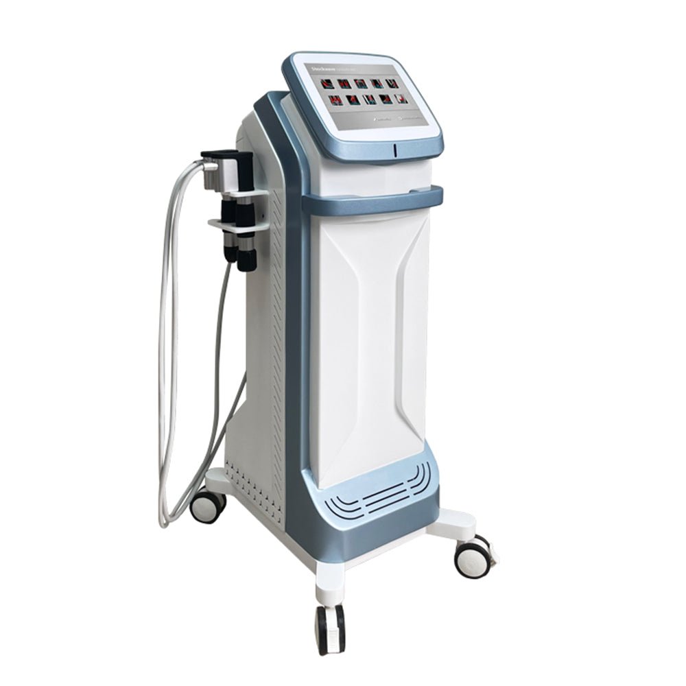 Shape Tactics 2-in-1 Standing Shockwave & Ultrasound Therapy System Shape Tactics 2-in-1 Standing Shockwave & Ultrasound Therapy System