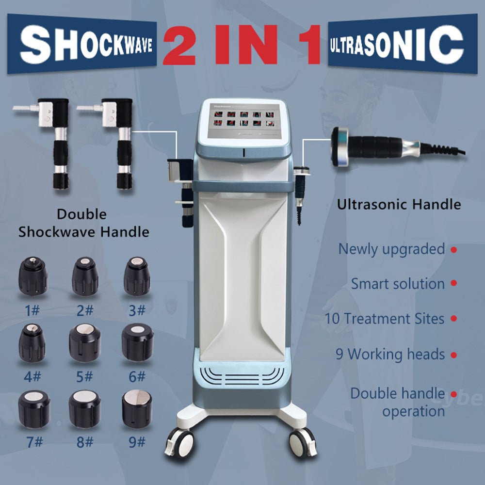 Shape Tactics 2-in-1 Standing Shockwave & Ultrasound Therapy System Shape Tactics 2-in-1 Standing Shockwave & Ultrasound Therapy System