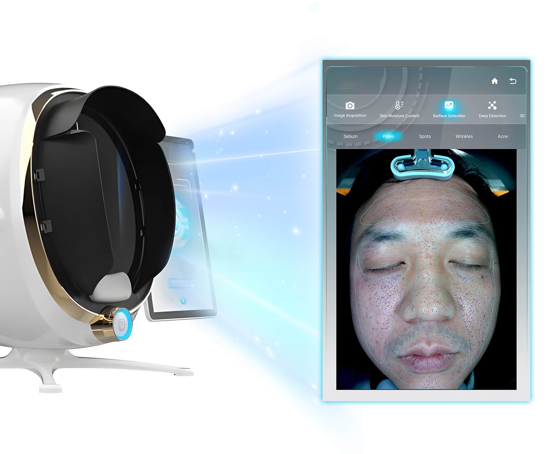 Shape Tactics Precision 3D Skin Analyzer with AI Face Mapping Shape Tactics Precision 3D Skin Analyzer with AI Face Mapping