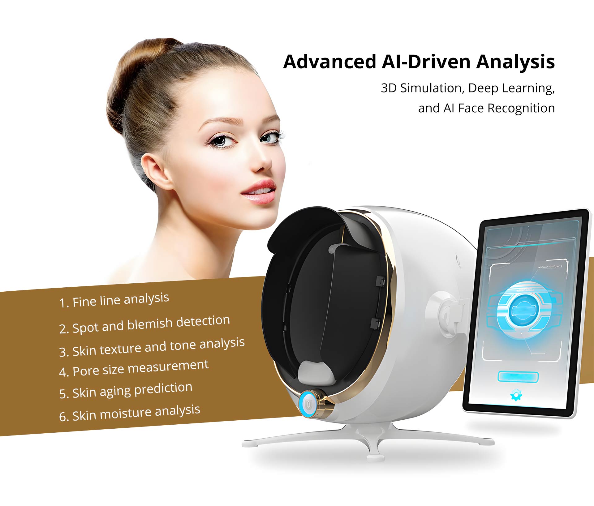 Shape Tactics Precision 3D Skin Analyzer with AI Face Mapping Shape Tactics Precision 3D Skin Analyzer with AI Face Mapping
