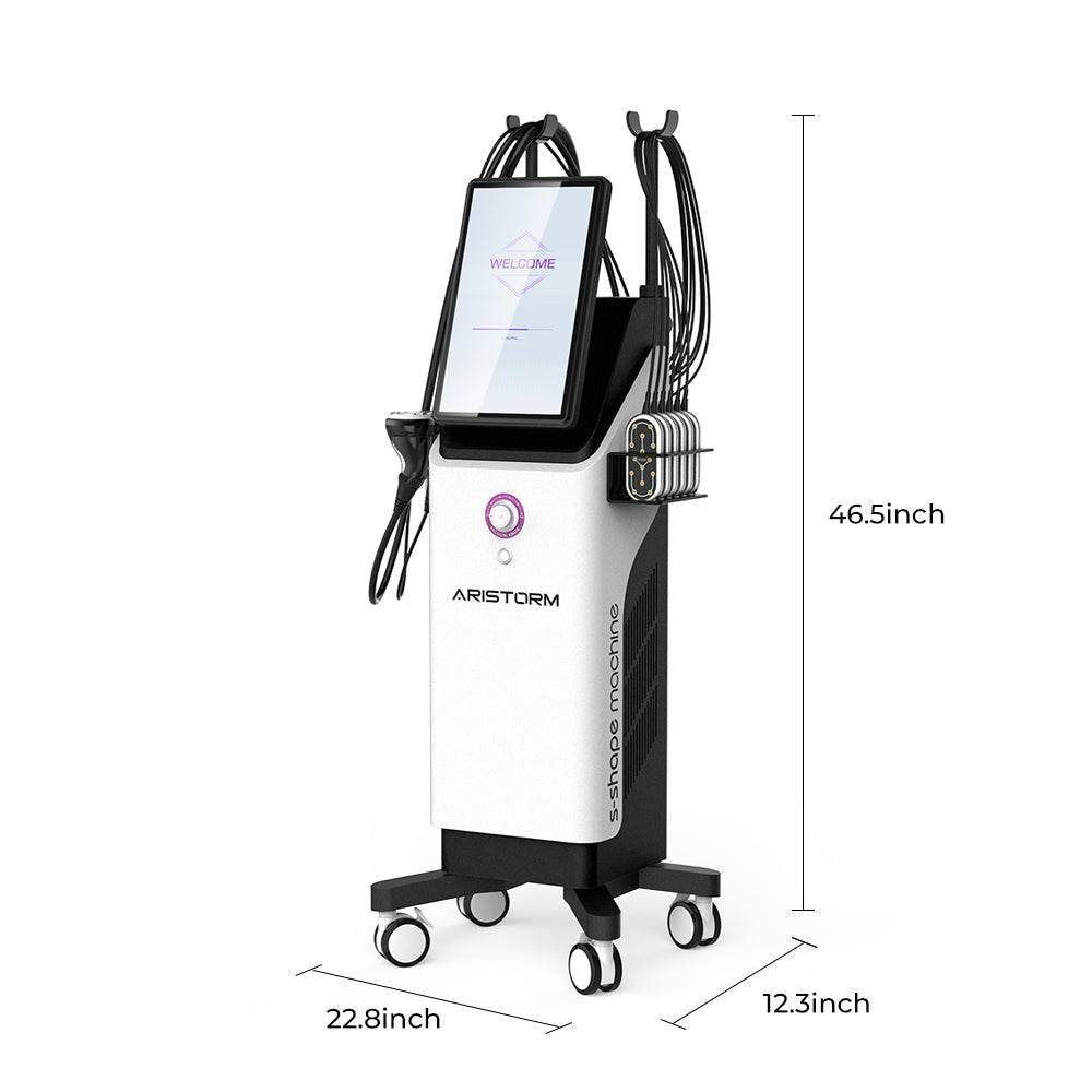 Aristorm 4-in-1 S-Shape Cavitation RF System - Machine Horizon Aristorm 4-in-1 S-Shape Cavitation RF System - Machine Horizon