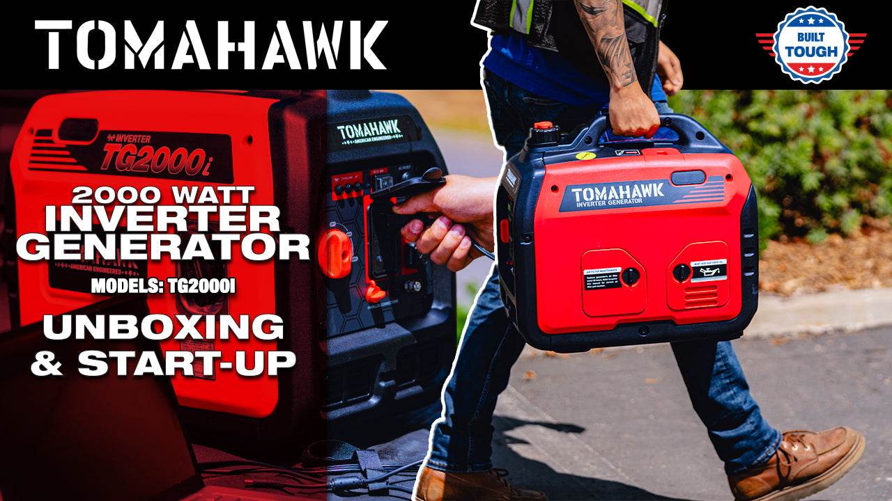 Tomahawk 2000 Watt Inverter Generator Super Quiet Portable Gas Power Professional Use - Machine Horizon Tomahawk 2000 Watt Inverter Generator Super Quiet Portable Gas Power Professional Use - Machine Horizon