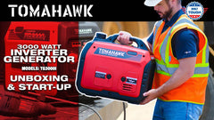 Tomahawk 3000 Watt Inverter Generator Super Quiet Portable Gas Power Professional Use - Machine Horizon