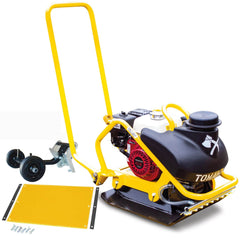 Tomahawk 5.5 HP Honda Vibratory Plate Compactor for Asphalt Aggregate Soil Compaction - Machine Horizon