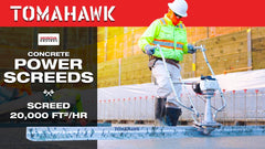 Tomahawk PRO Series Honda Concrete Power Screed Three Magnesium Blade Bundle (Choose 3 Boards) - Machine Horizon