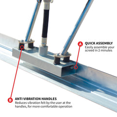 Tomahawk Power Concrete Screed Three Aluminum Blade Bundle (Choose 3 Boards) - Machine Horizon