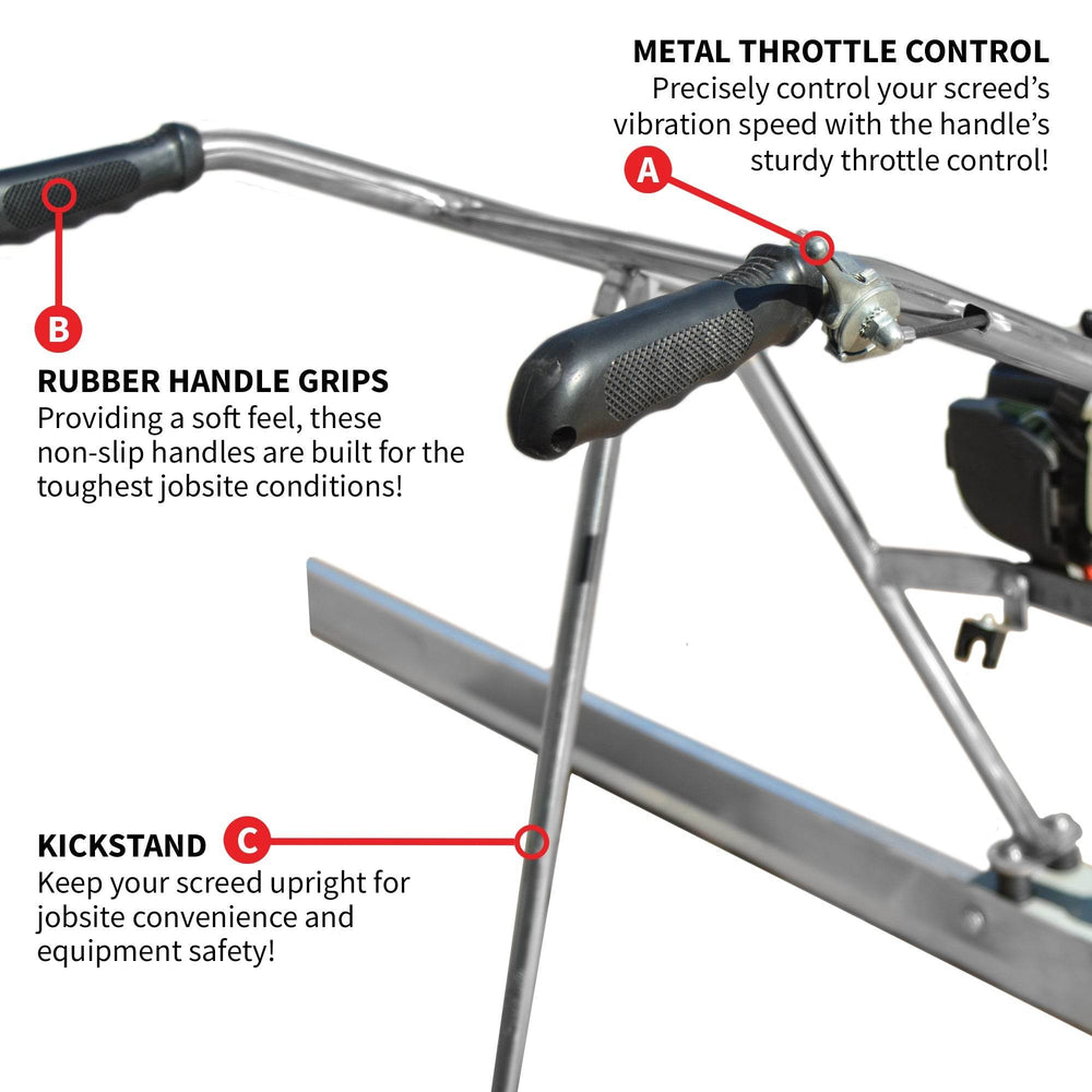 Tomahawk Power Concrete Screed Three Aluminum Blade Bundle (Choose 3 Boards) - Machine Horizon