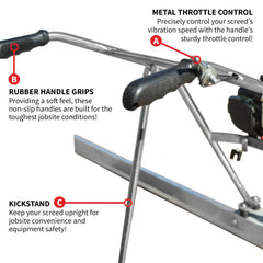 Tomahawk Power Concrete Screed Three Aluminum Blade Bundle (Choose 3 Boards) - Machine Horizon