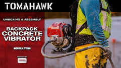 Tomahawk 2HP Honda Concrete Vibrator with Flex Shaft Cable Whip Backpack - Machine Horizon