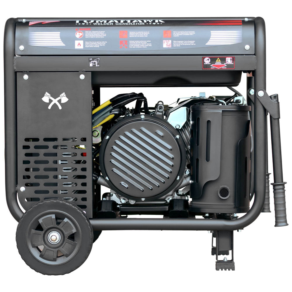 Tomahawk 210 Amp Engine Driven Welder Generator 2000 Watt 15 HP Gas Powered - Machine Horizon