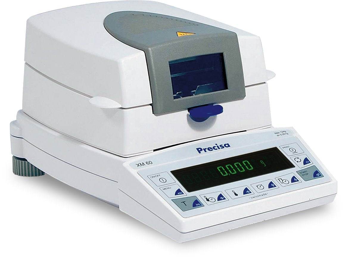 Precisa XM 60 Laboratory Superior Standard Moisture Analyzer, 124 g Capacity, 0.001 g Readability - Machine Horizon Precisa XM 60 Laboratory Superior Standard Moisture Analyzer, 124 g Capacity, 0.001 g Readability - Machine Horizon