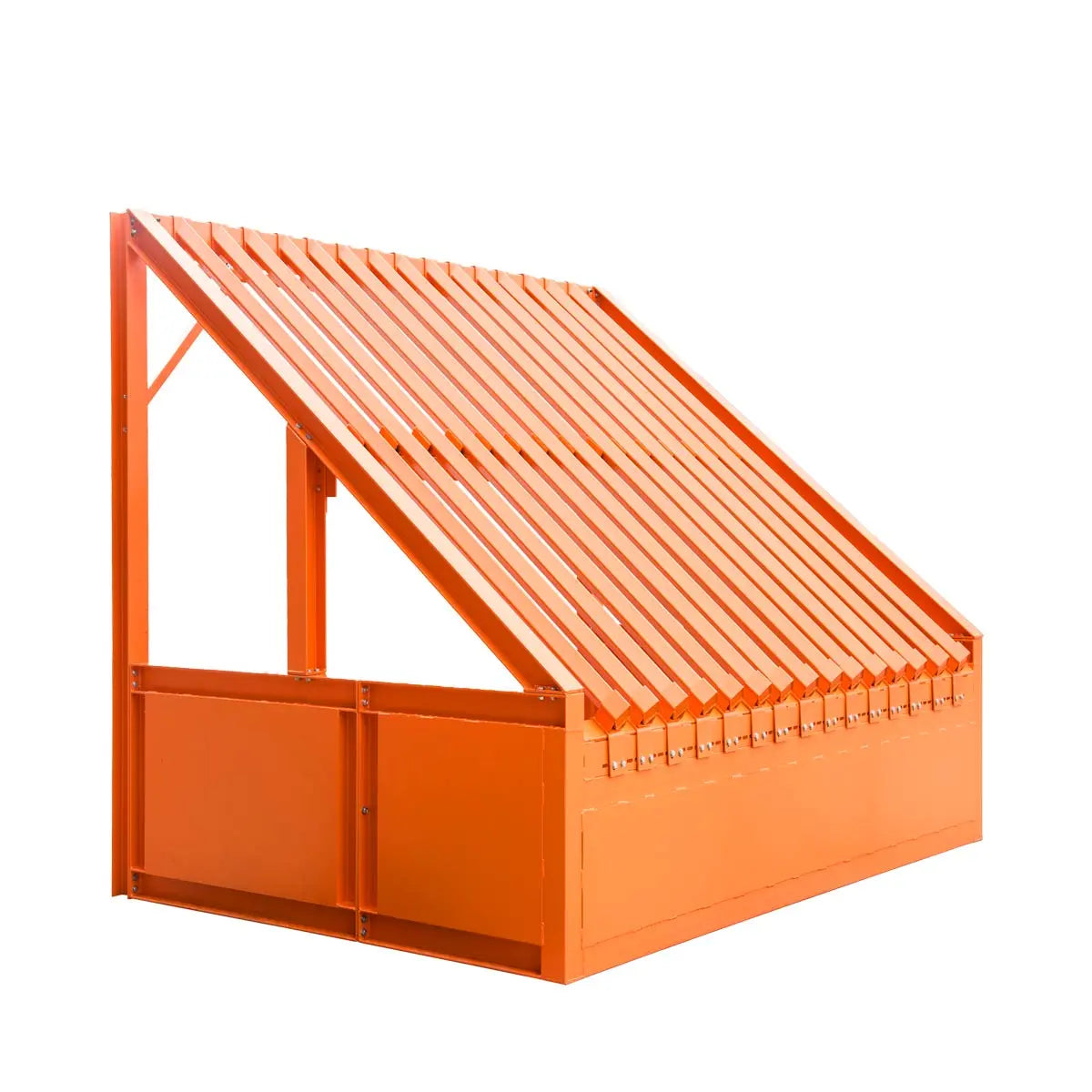 10' Heavy Duty Static Grizzly Rock Screen, Adjustable Bolt-On Deck Bars, 4" x 4" I-Beams, 5000 lb Load Capacity, TMG-RS10