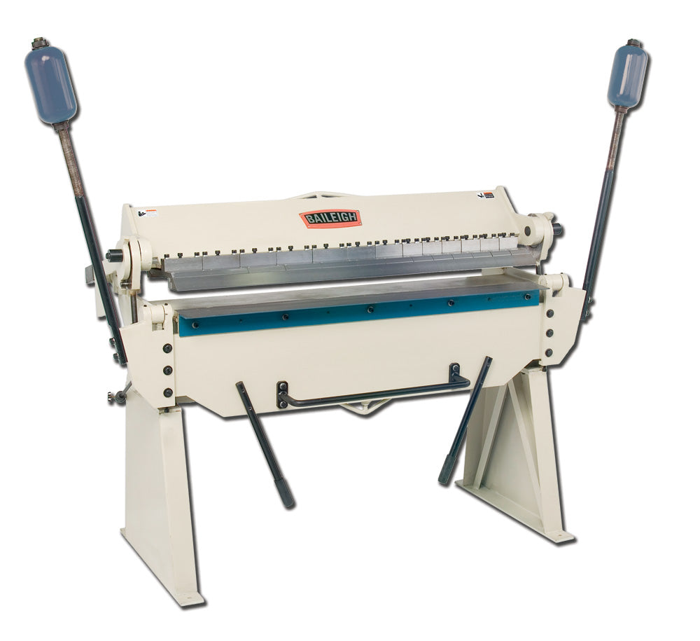 Baileigh BB-4814; Manually Operated Box and Pan (Finger) Brake, 4' Length, 14 Gauge Mild Steel Capacity 1000417