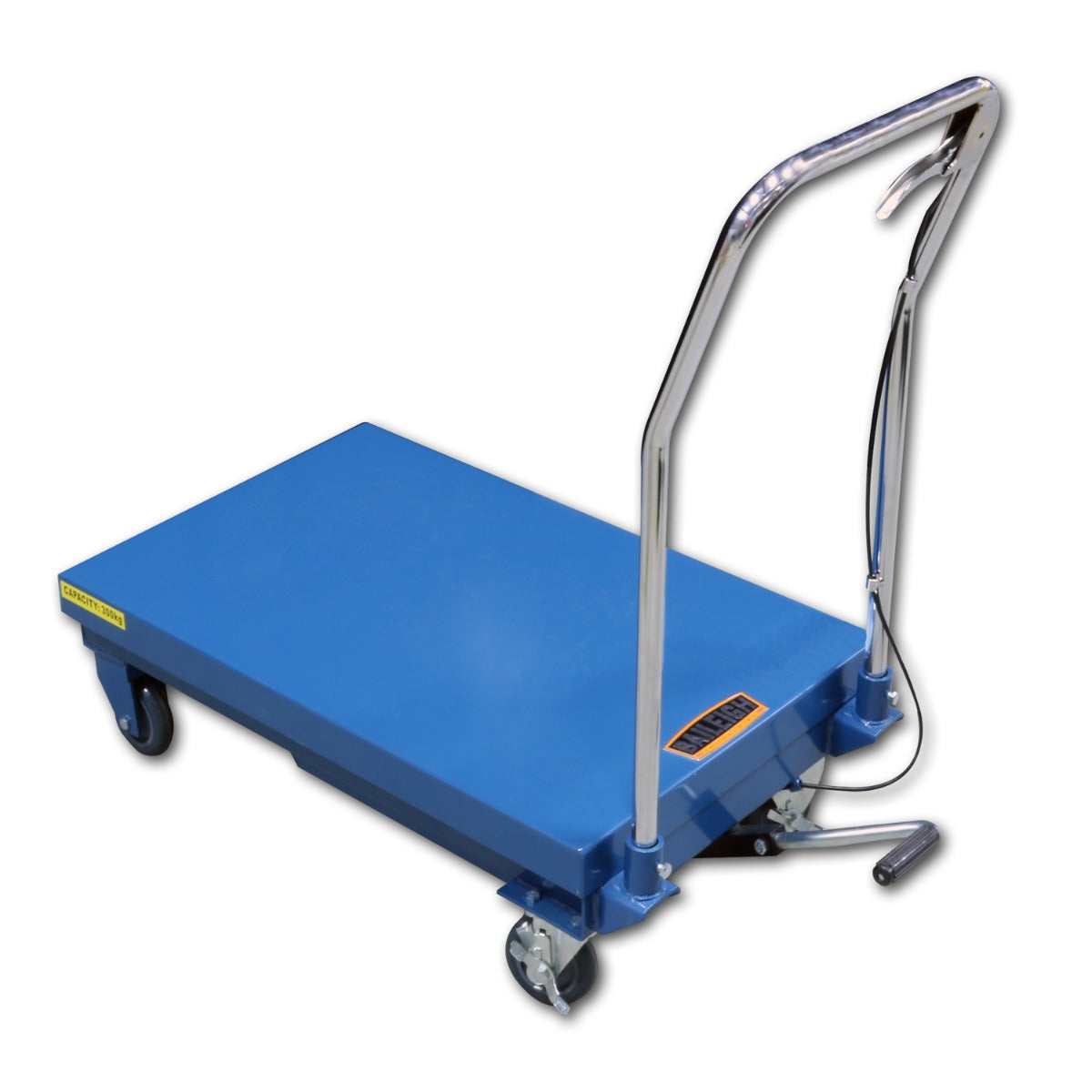 Baileigh B-CART; Single Arm Hydraulic Lift Cart, 660 lb Capacity, 30" Maximum Height, Table Size 32.2" x 20.4" 1000578