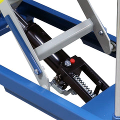 Baileigh B-CARTX2; ouble Arm Hydraulic Lift Cart, 660 lb Capacity, 48" Maximum Height, Table Size 32.2" x 20.4" 1000579