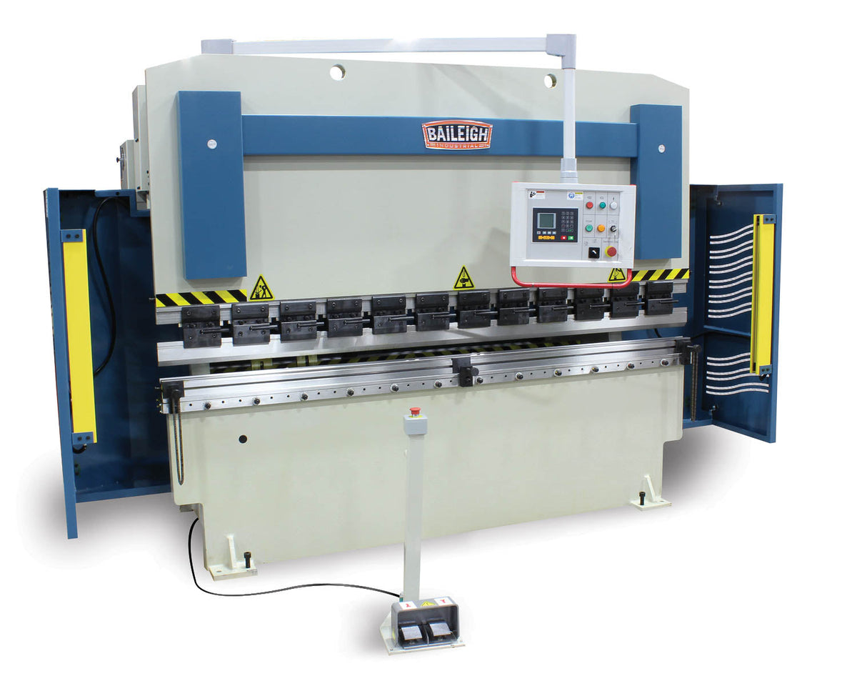 Baileigh BP-11210CNC; 220V 3Phase 112 Ton, 120" 2 Axis Programmable Hydraulic Press Brake Distance Between Housings is 100" 1000781