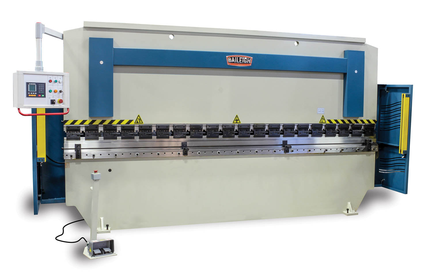Baileigh BP-22410CNC; 220V 3Phase 224Ton 20" 2Axis Programmable Hydraulic Press Brake. Distance Between Housings is 102" 1000790