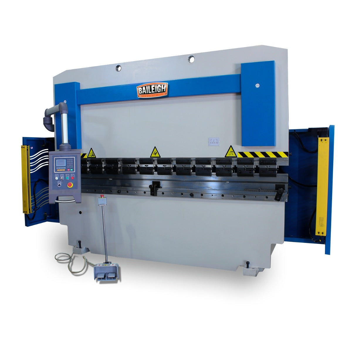 Baileigh BP-7098CNC; 220V 3Phase 70 Ton, 98" 2 Axis Programmable Hydraulic Press Brake. Distance Between Housings is 80" 1000836