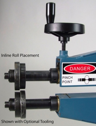 Baileigh BR-18E-24; 110V 24" Throat Depth Bead Roller for 16 Gauge Mild Steel 1000923