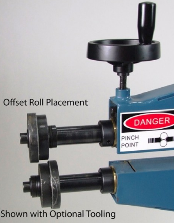 Baileigh BR-18E-24; 110V 24" Throat Depth Bead Roller for 16 Gauge Mild Steel 1000923