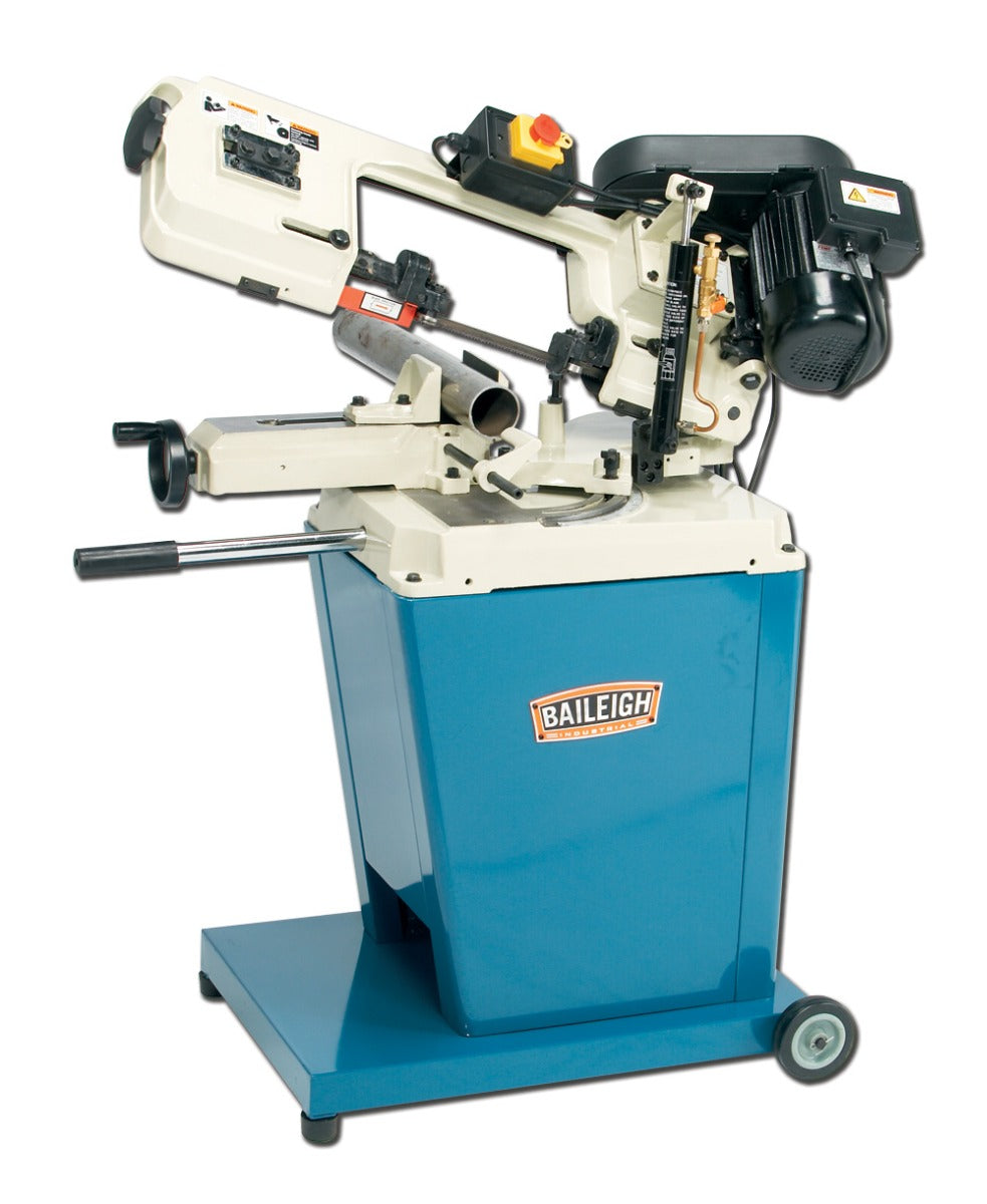 Baileigh BS-128M;  5"x6 Portable  Mitering Band Saw  3/4HP, 110V, Single Phase 1001095