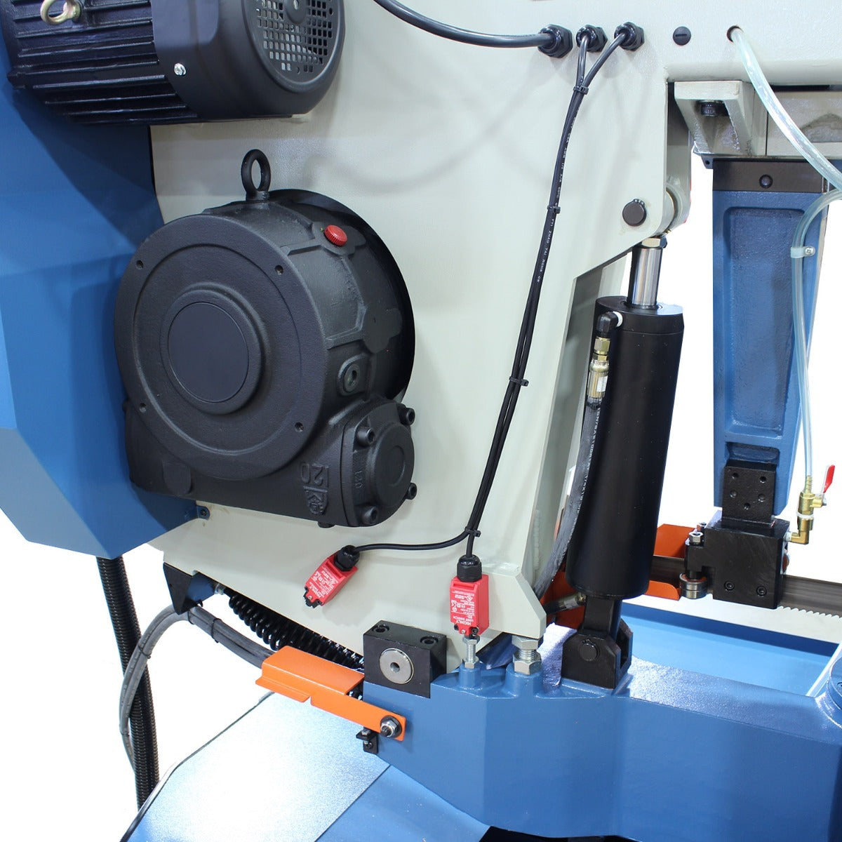 Baileigh BS-24SA-DM; 18" Variable Speed Semi-Auto Dual Mitering Bandsaw  5HP, 220V 3Phase 1001389