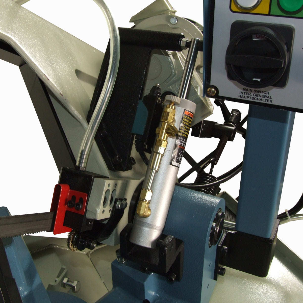 Baileigh BS-260M; 8.66" Geared Head Dual Mitering Band Saw  1-1/2HP, 220V  Single Phase 1001432