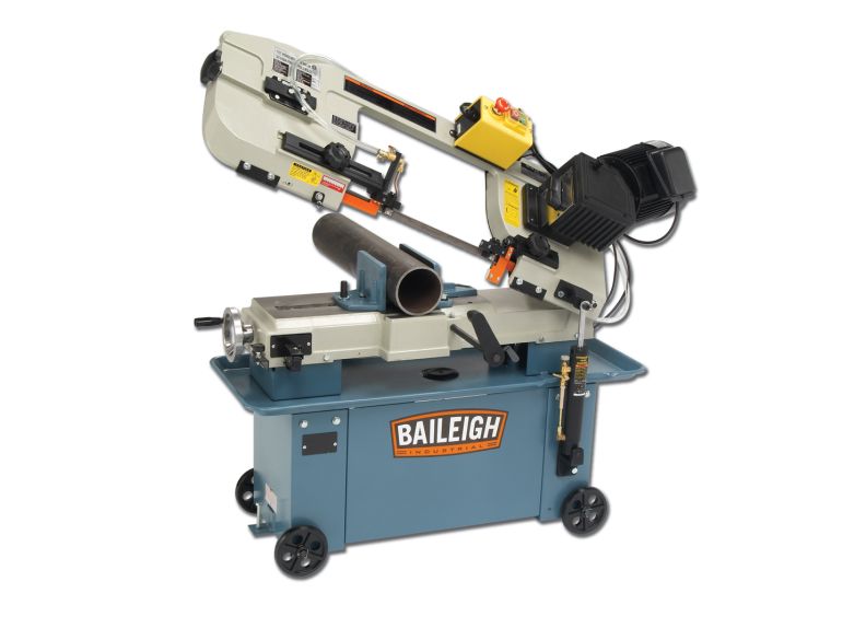 Baileigh BS-712M, 7 in. x 10 in. Geared Head Horizontal/Verical Band Saw 1HP, 110/220V, Single Phase 1001680