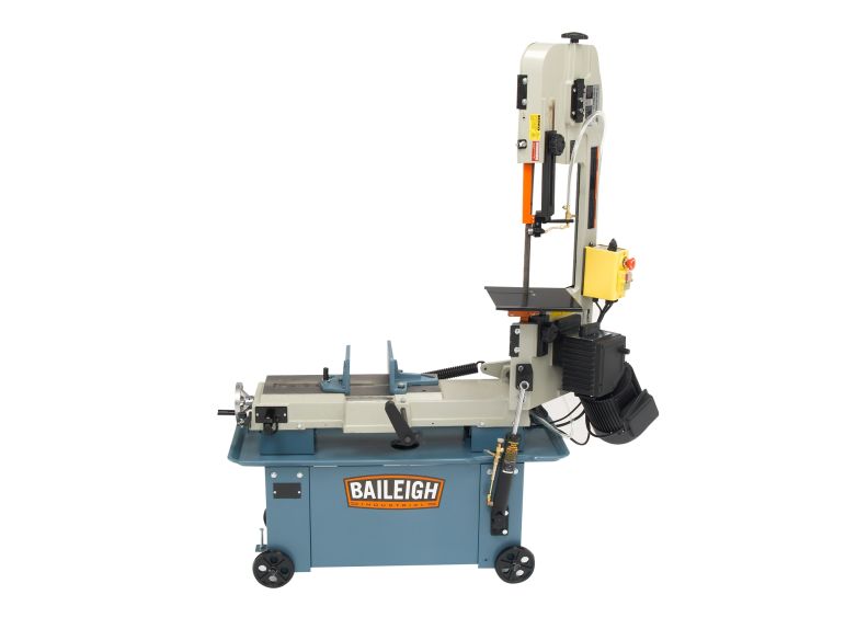 Baileigh BS-712M, 7 in. x 10 in. Geared Head Horizontal/Verical Band Saw 1HP, 110/220V, Single Phase 1001680