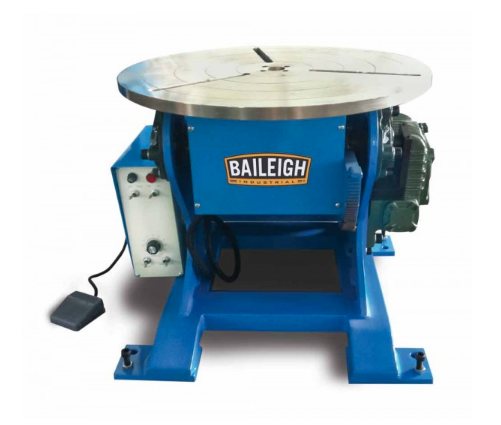 Baileigh WP-1100; 110V 19.5" Welding Positioner, 1100 lbs Capacity and 90 degrees 1008392