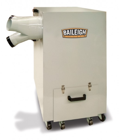 Baileigh MDC-1800-1.0;  1450 CFM Metal Working Dust Collector 3HP, 220V 1Phase 1017066