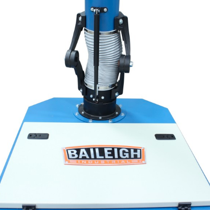 Baileigh FE-850; 110V 1.5HP Weld Fume Extractor w/ 6" x 10' Round Hood Arm & HEPA Filter 1017591