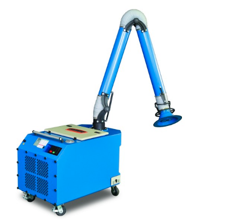 Baileigh FE-850; 110V 1.5HP Weld Fume Extractor w/ 6" x 10' Round Hood Arm & HEPA Filter 1017591