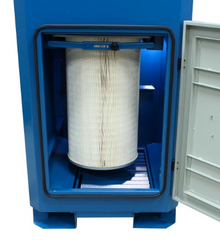 Baileigh MDC-1200-HD; 1100CFM Heavy Duty  Metal Dust Collector, Air Pulse Clean w/ HEPA Filter, 6" Port  1-1/2HP, 110V 1Phase 1017633