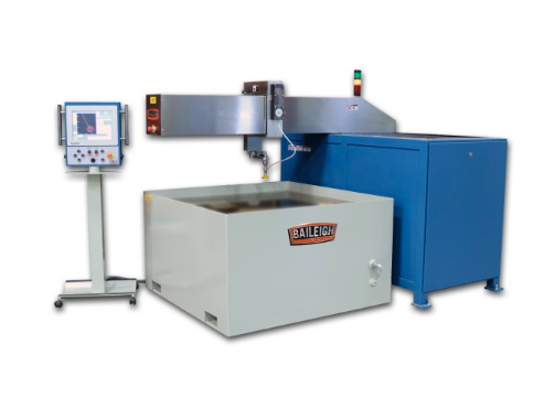 Baileigh WJ-4X4CNC; 480V 3Ph 60 Htz  47 x 47" 3 axis CNC Flying Arm Water Jet, With Direct Drive Pump 1019139