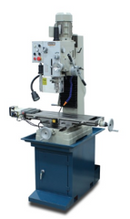 Baileigh VMD-931G;  Square Column Geared Head Mill and Drill, Includes Stand & X-Powerfeed 2HP, 110V, Single Phase 1020693