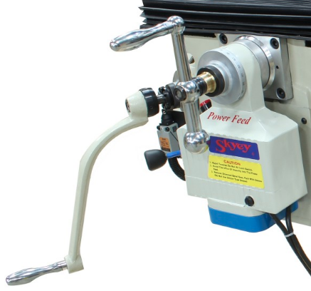 Baileigh VM-1054E-VS  10" x 54"  Variable Speed Mill, NT40 Spindle, X,Y & Z  Power Feeds, DRO 220V 3Phase 1020696